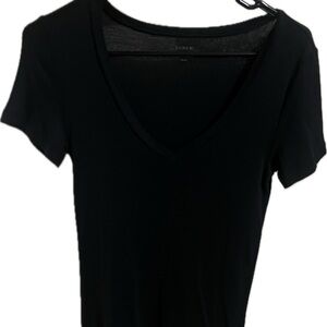 J. Crew Black Fitted Short Sleeve T-Shirt